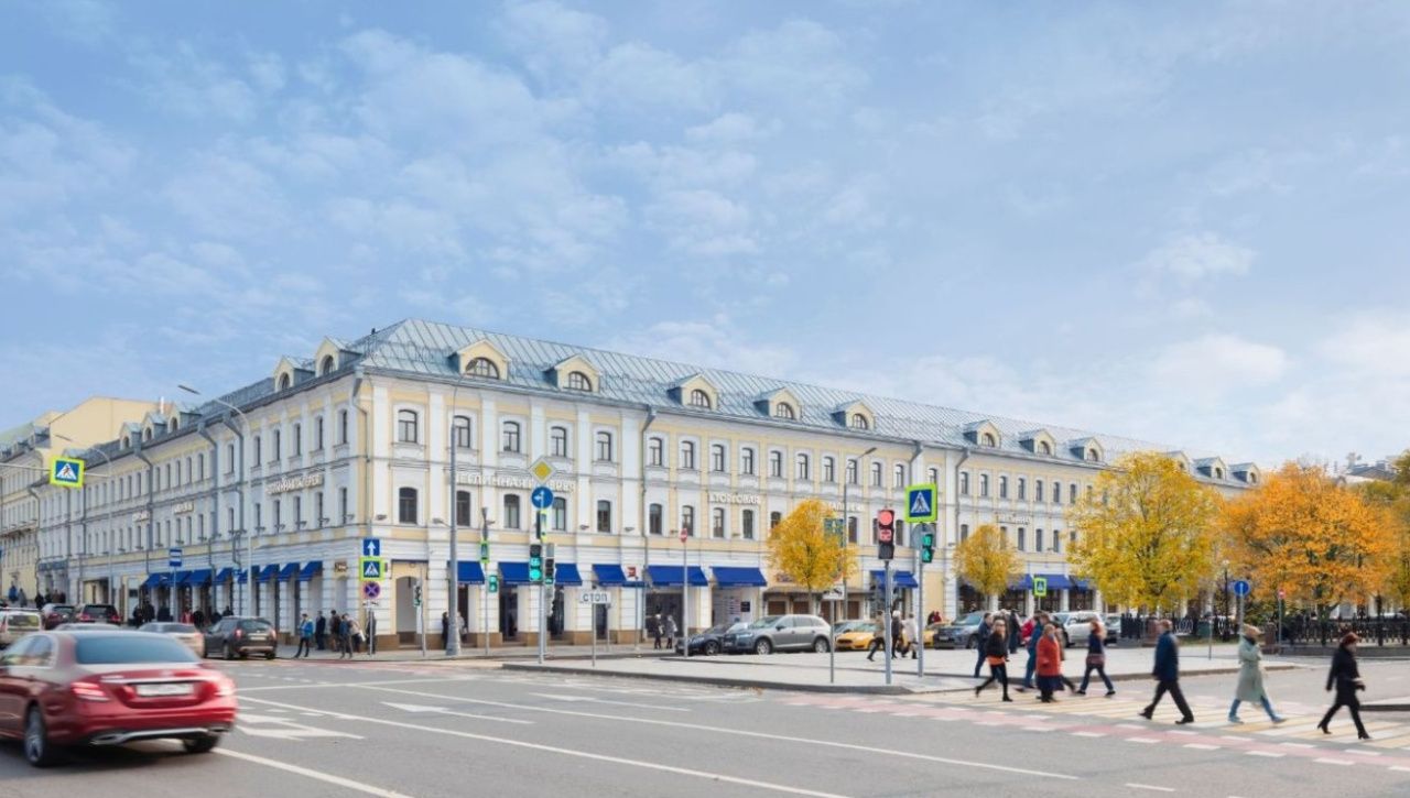 фасад дома, здание по адресу г Москва, Трубная пл, д 2